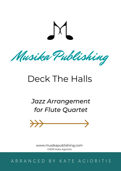 Deck the Halls - Jazz Carol for Flute Quartet image number null