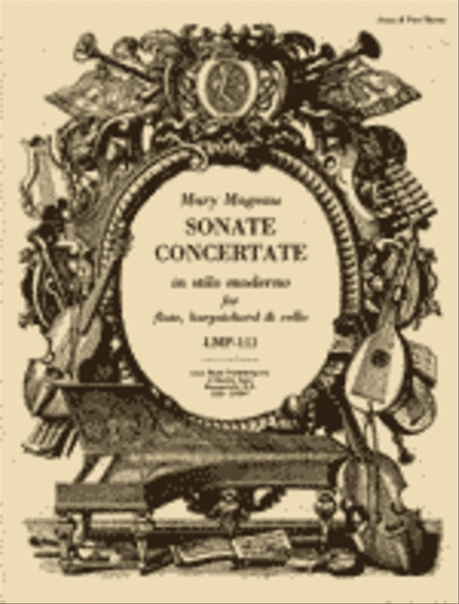 Sonata Concertate in stilo moderno Flute scores gallery preview page 1