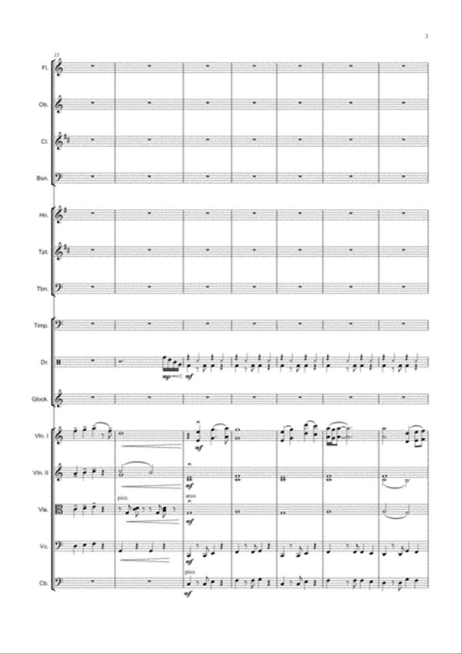 Somewhere Out There Full Orchestra scores gallery preview page 5