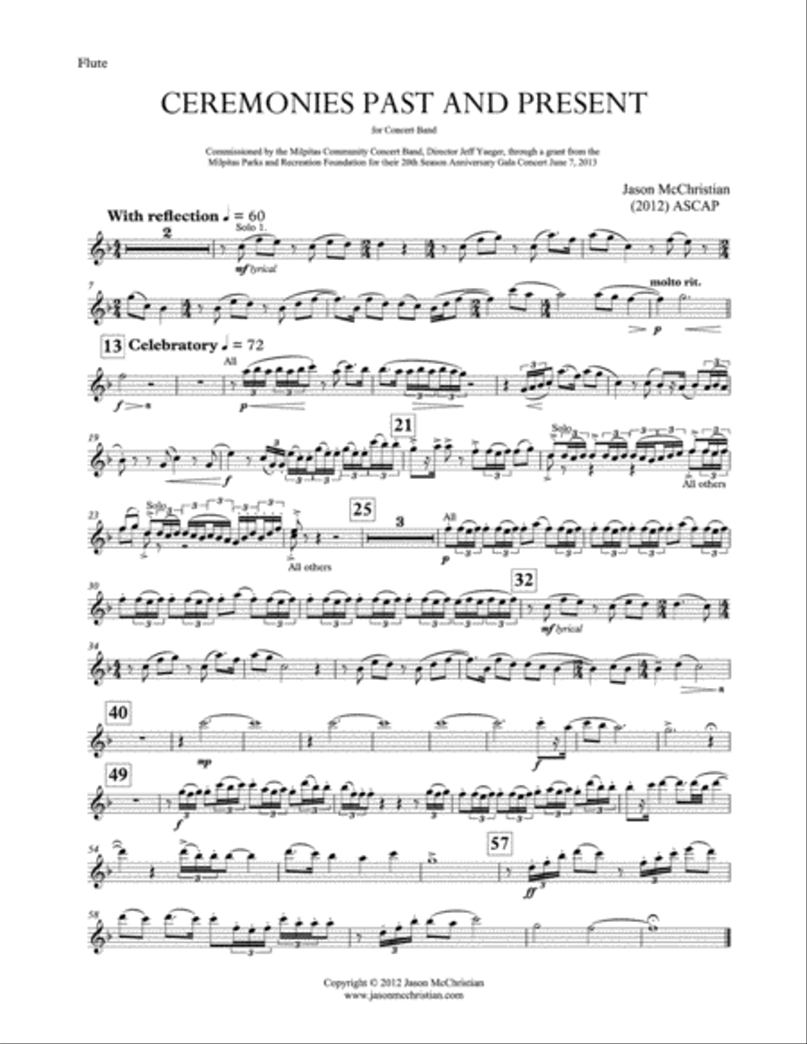 Ceremonies Past and Present - for Concert Band Concert Band scores gallery preview page 2