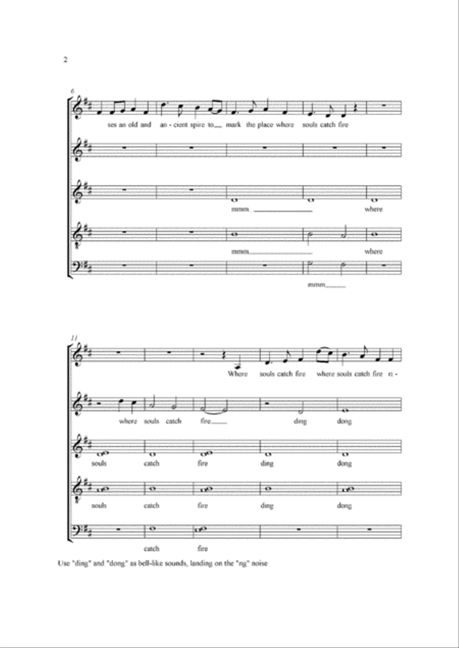 Souls Catch Fire 4-Part scores gallery preview page 2