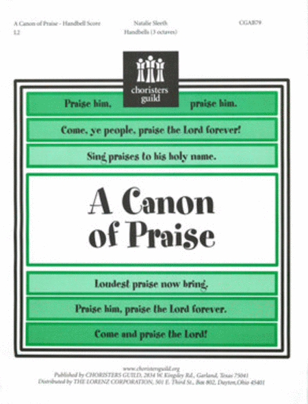 A Canon of Praise - Handbell Part image number null