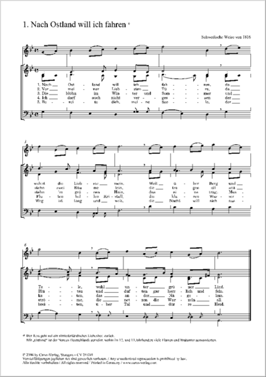 Drei schwedische Volkslieder Choir scores gallery preview page 6