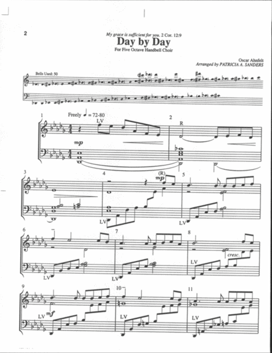 Day By Day - Sanders 5-Octaves scores gallery preview page 2