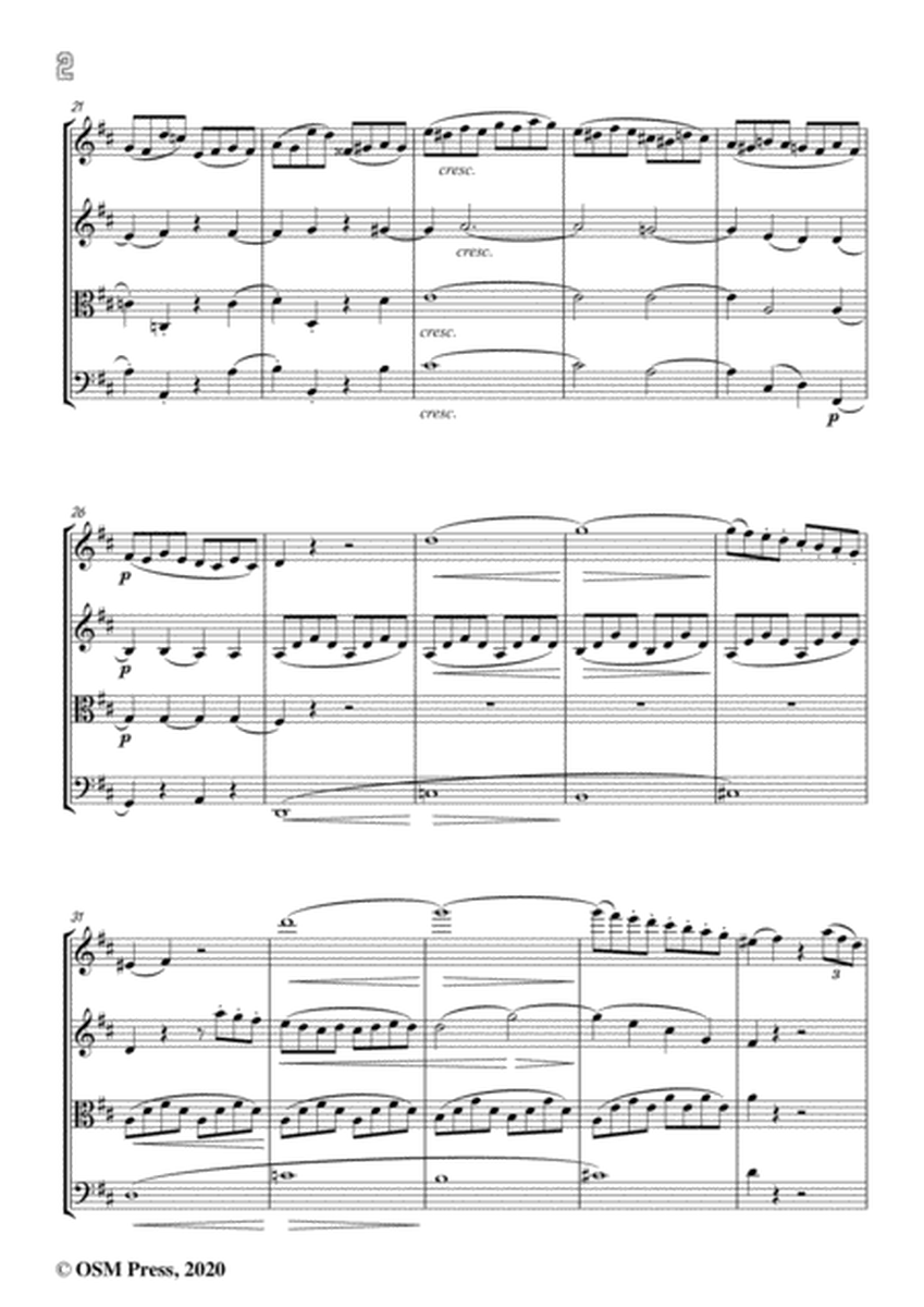 Beethoven-String Quartet No.3 in D Major,Op.18 No.3 image number null