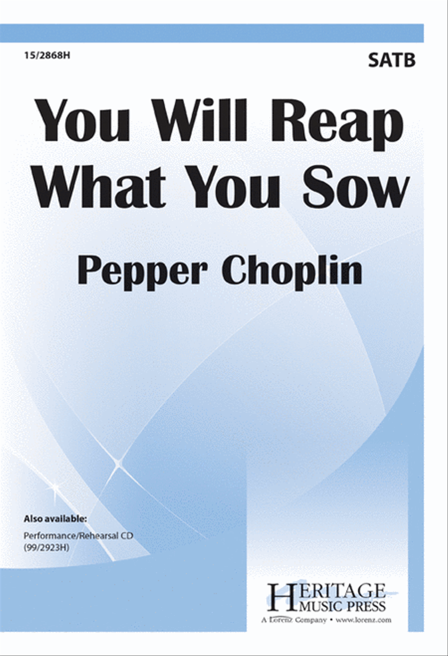 You Will Reap What You Sow 4-Part scores gallery preview page 1