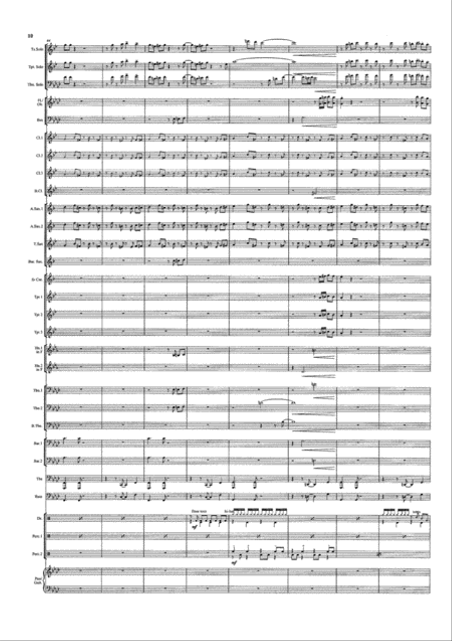 Combo Concertino Concert Band scores gallery preview page 11
