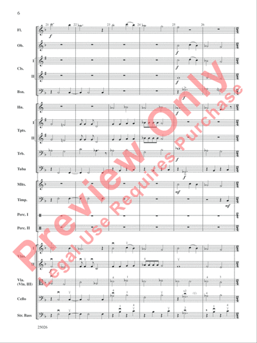 Christmas Comes Again . . . in About Three Minutes Full Orchestra scores gallery preview page 7