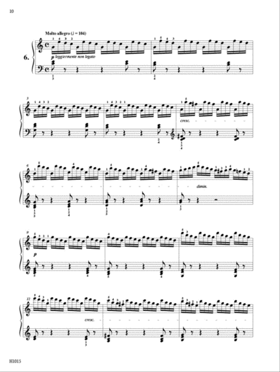 Carl Czerny -- School of Velocity (Complete), Op. 299 Piano Method scores gallery preview page 3