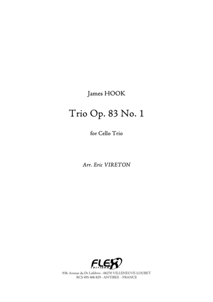 Trio Opus 83 No. 1 image number null