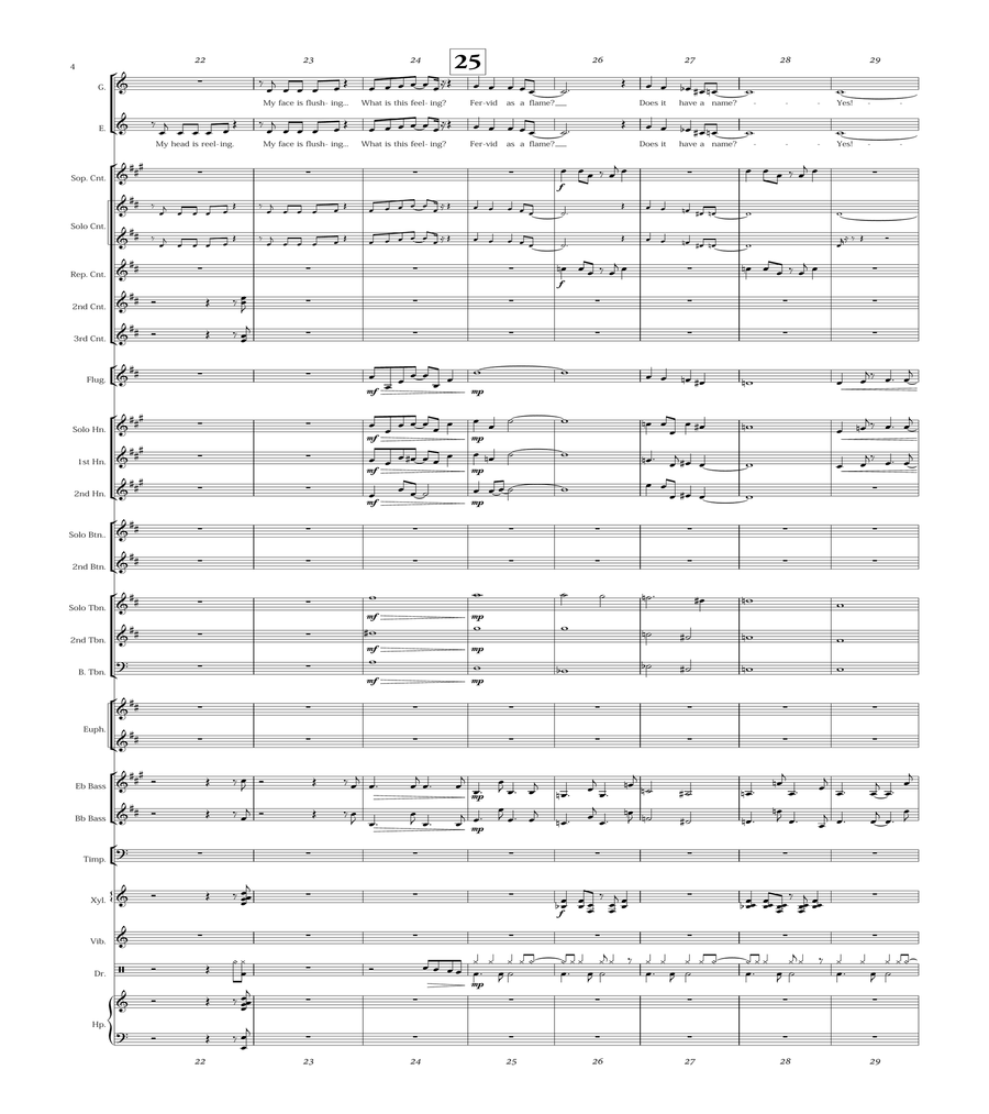 What Is This Feeling? Brass Band scores gallery preview page 5