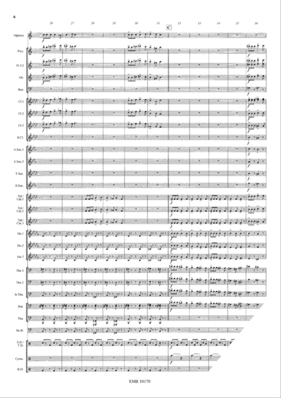 Sinfonietta Alpestre Sinfonietta Alpestre Concert Band scores gallery preview page 6