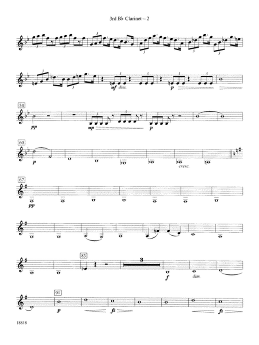 Symphony No. 9 "New World", Finale: 3rd B-flat Clarinet