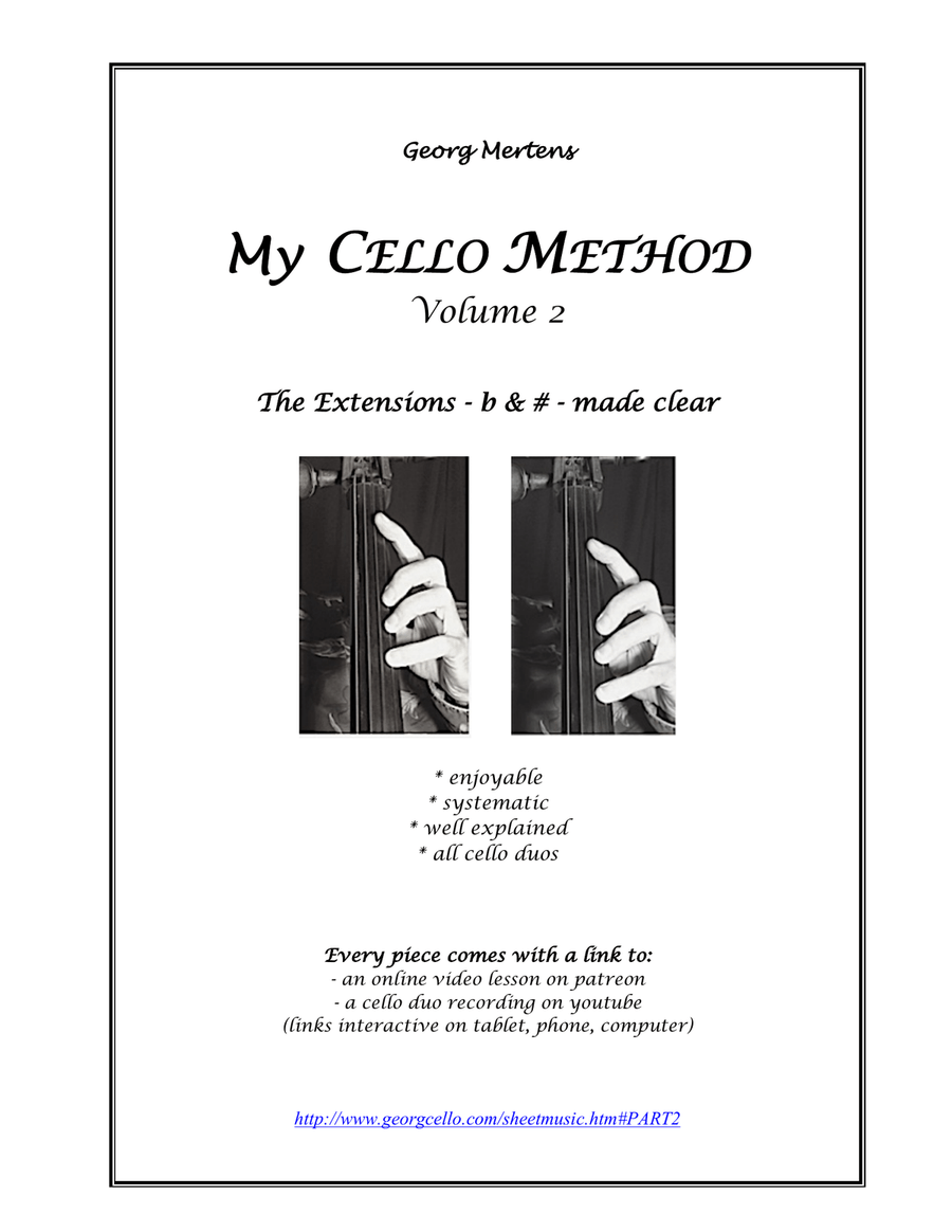 My CELLO METHOD Volume 2 - The Extensions String Duet scores gallery preview page 1