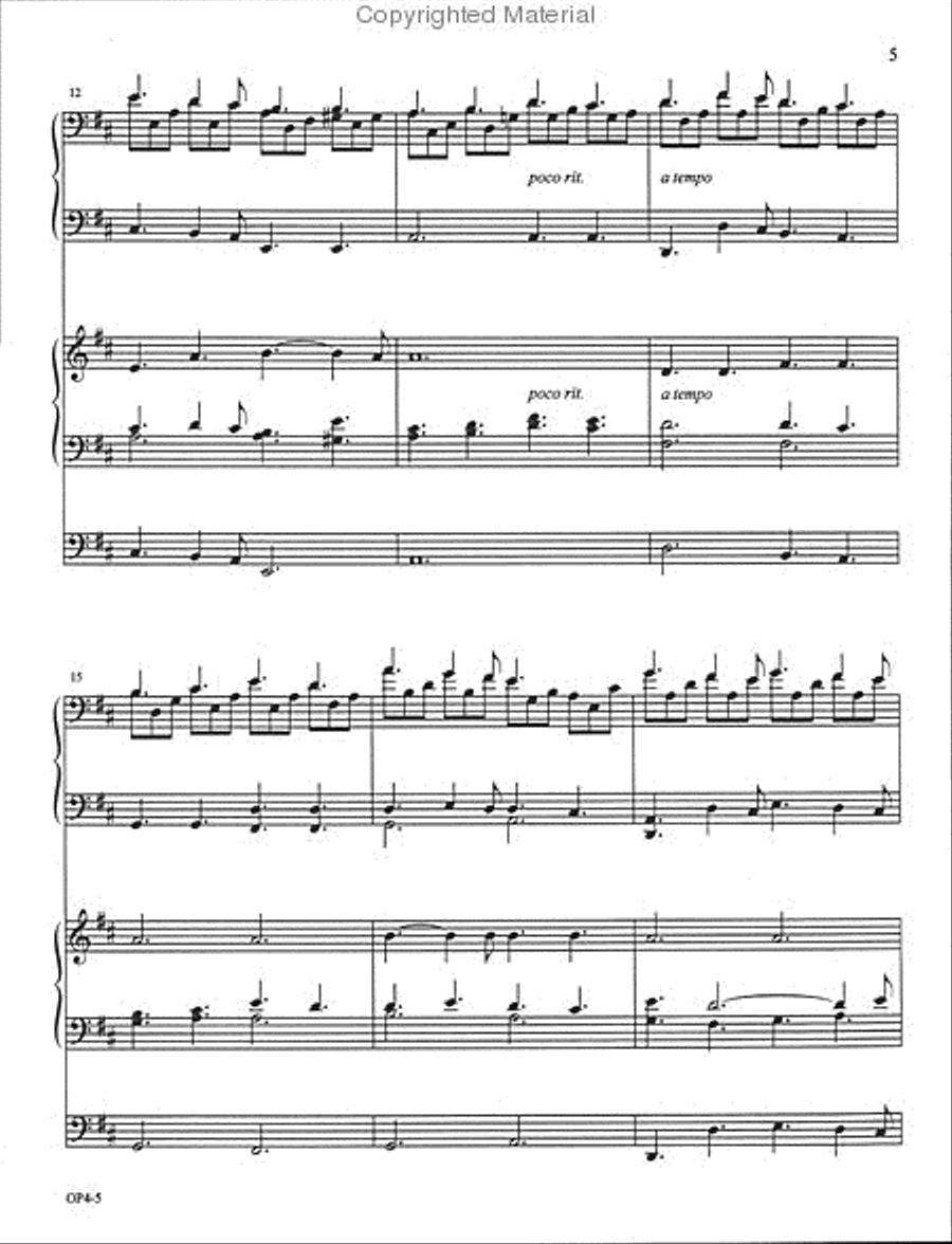 Prelude on NICAEA - Organ and Piano Duet Organ scores gallery preview page 4