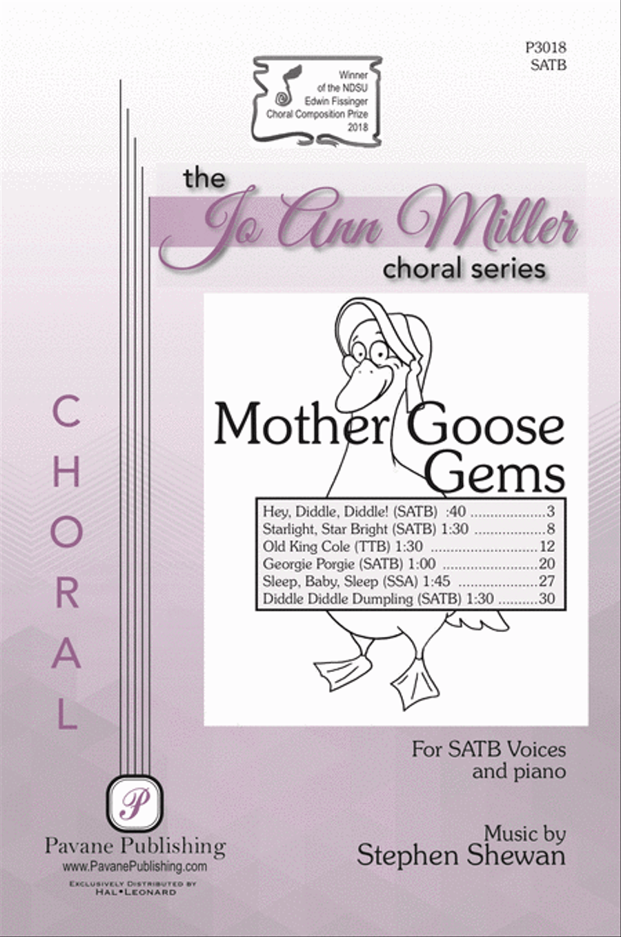 Mother Goose Gems 4-Part scores gallery preview page 1