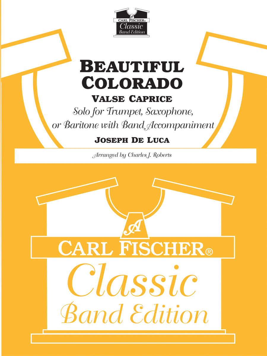 Beautiful Colorado Concert Band scores gallery preview page 1