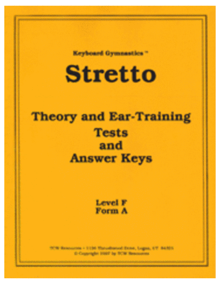 Stretto Theory and Ear-Training Answer Key