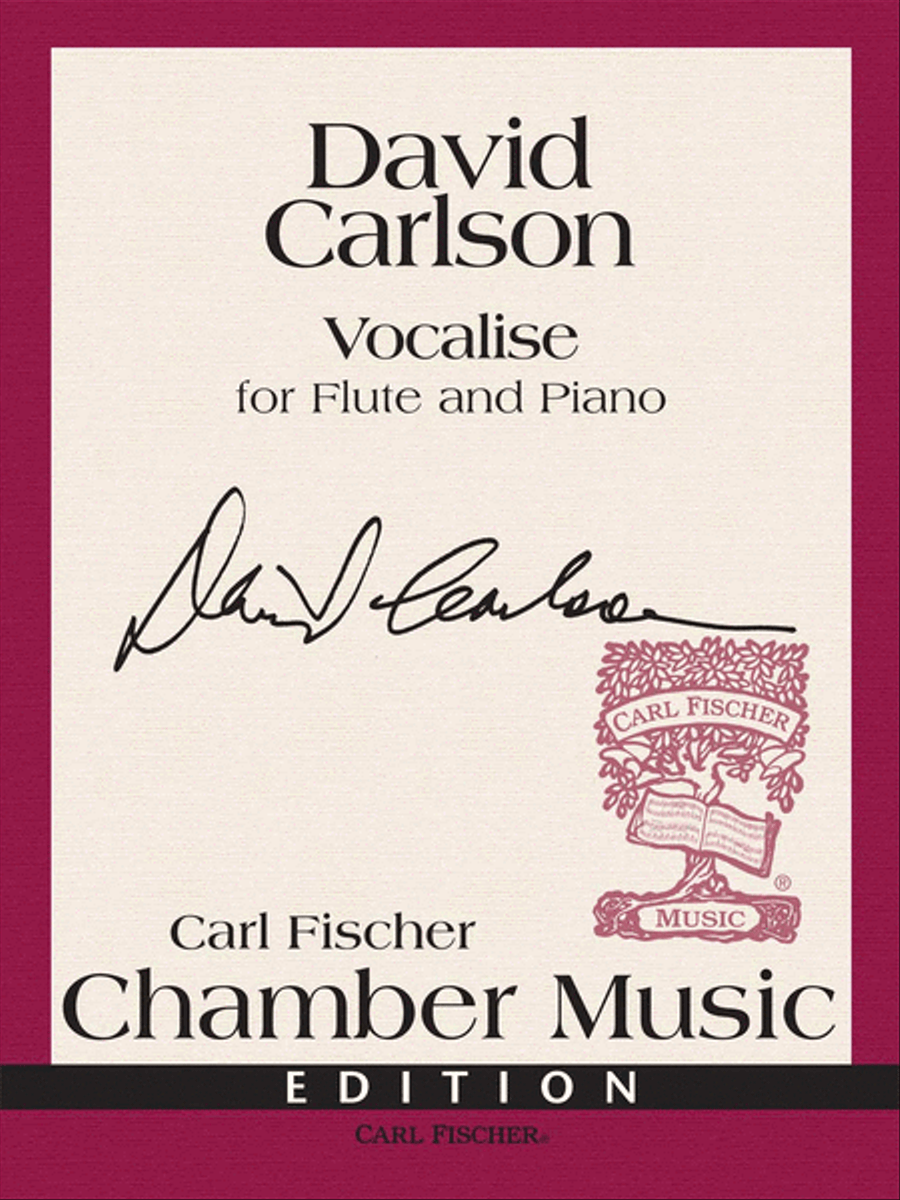 Vocalise Flute Solo scores gallery preview page 1