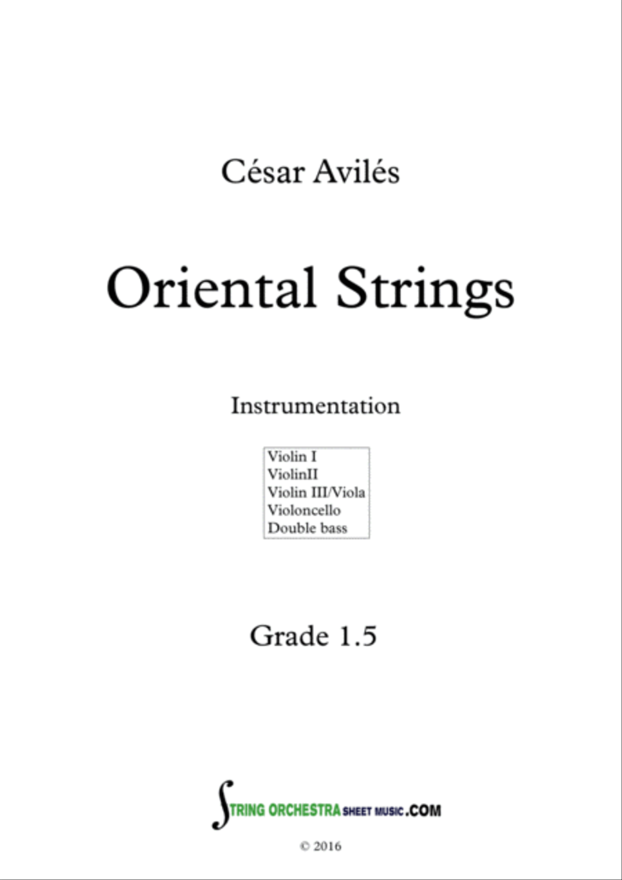 Oriental Strings String Orchestra scores gallery preview page 2
