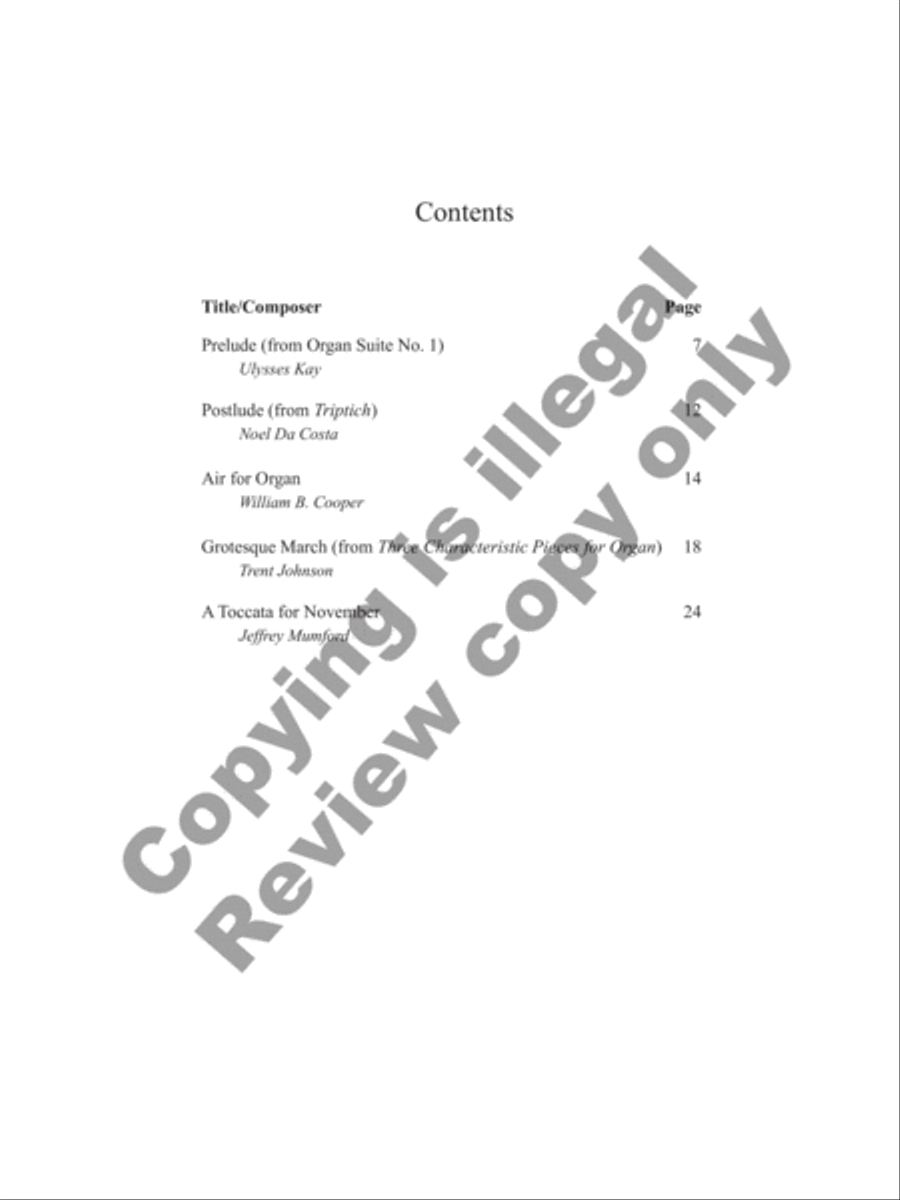 African-American Organ Music Anthology, Volume 8 Organ scores gallery preview page 2