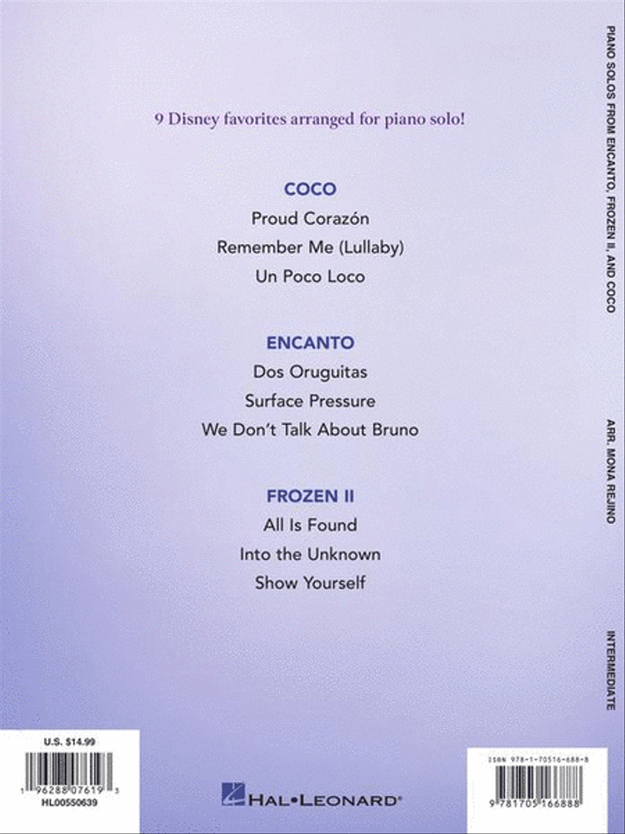 Piano Solos from Encanto, Frozen II, and Coco Piano Method scores gallery preview page 6