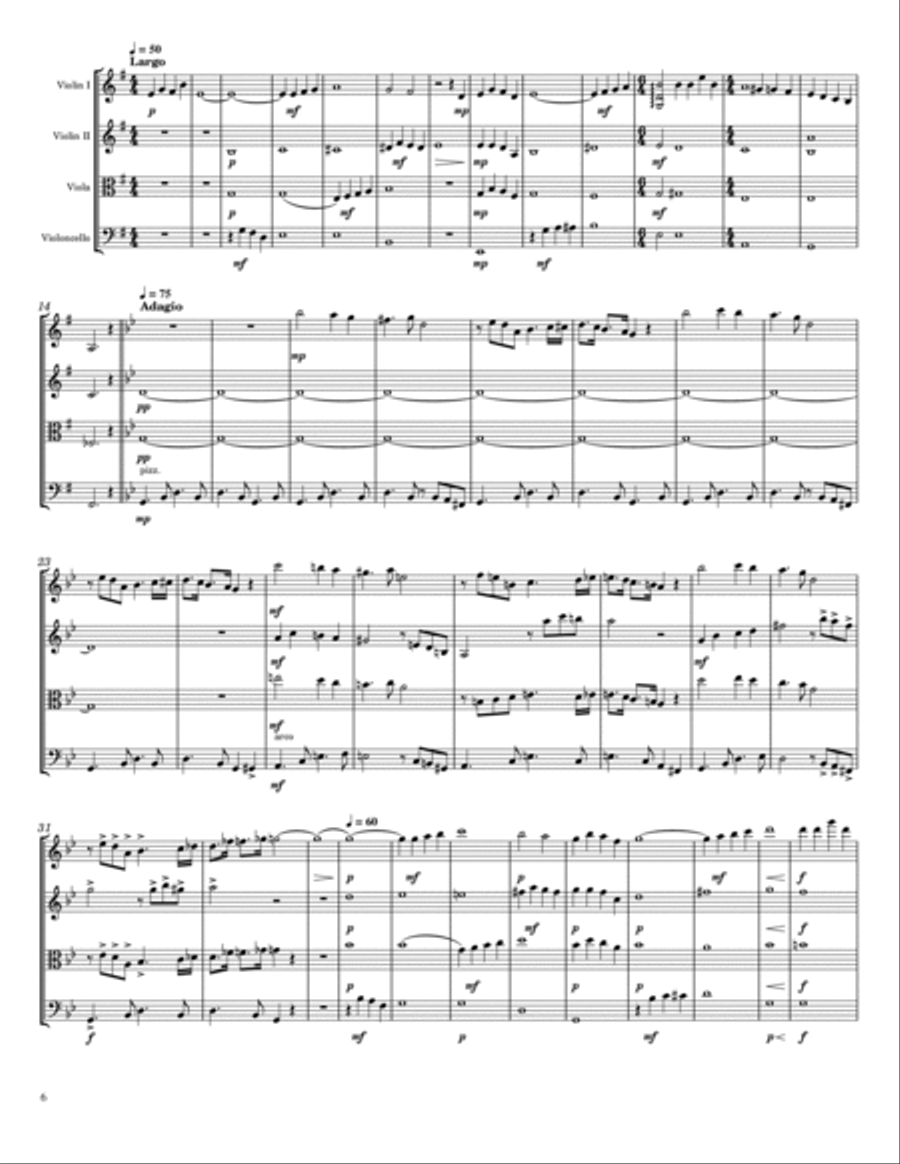 String Quartet 1 String Quartet scores gallery preview page 6