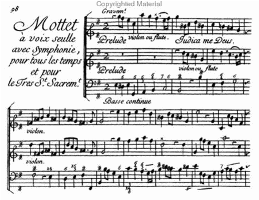 Motets for one, two and three voices - Second book Voice scores gallery preview page 3