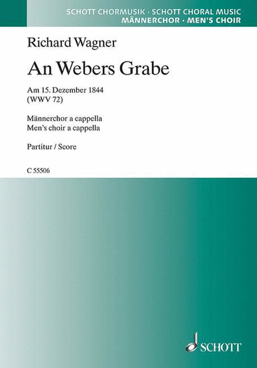 An Webers Grabe Wwv 72 Ttbb A Cappella, German