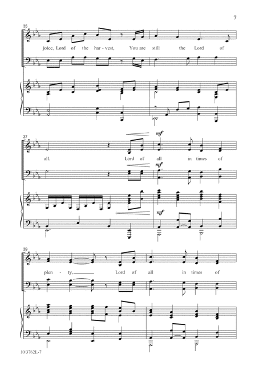 Still the Lord of All Still the Lord of All 4-Part scores gallery preview page 7