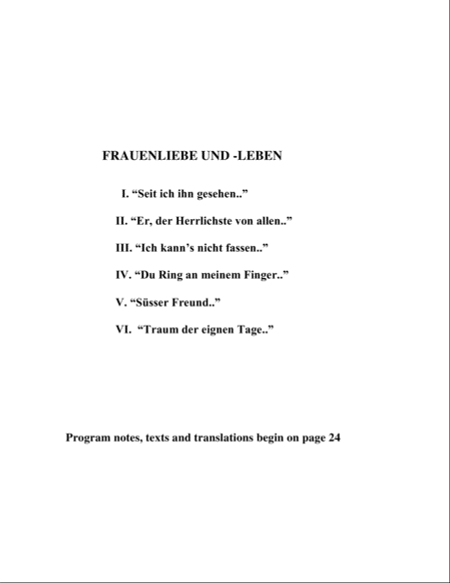 [Austin] Frauenliebe und -leben Voice scores gallery preview page 3