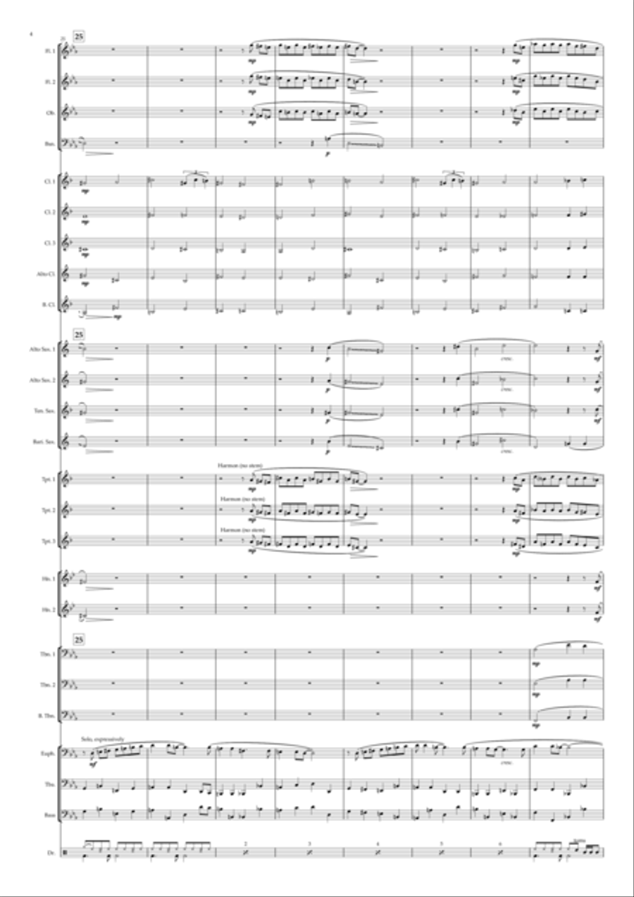 A Nightingale Sang In Berkeley Square Concert Band scores gallery preview page 4