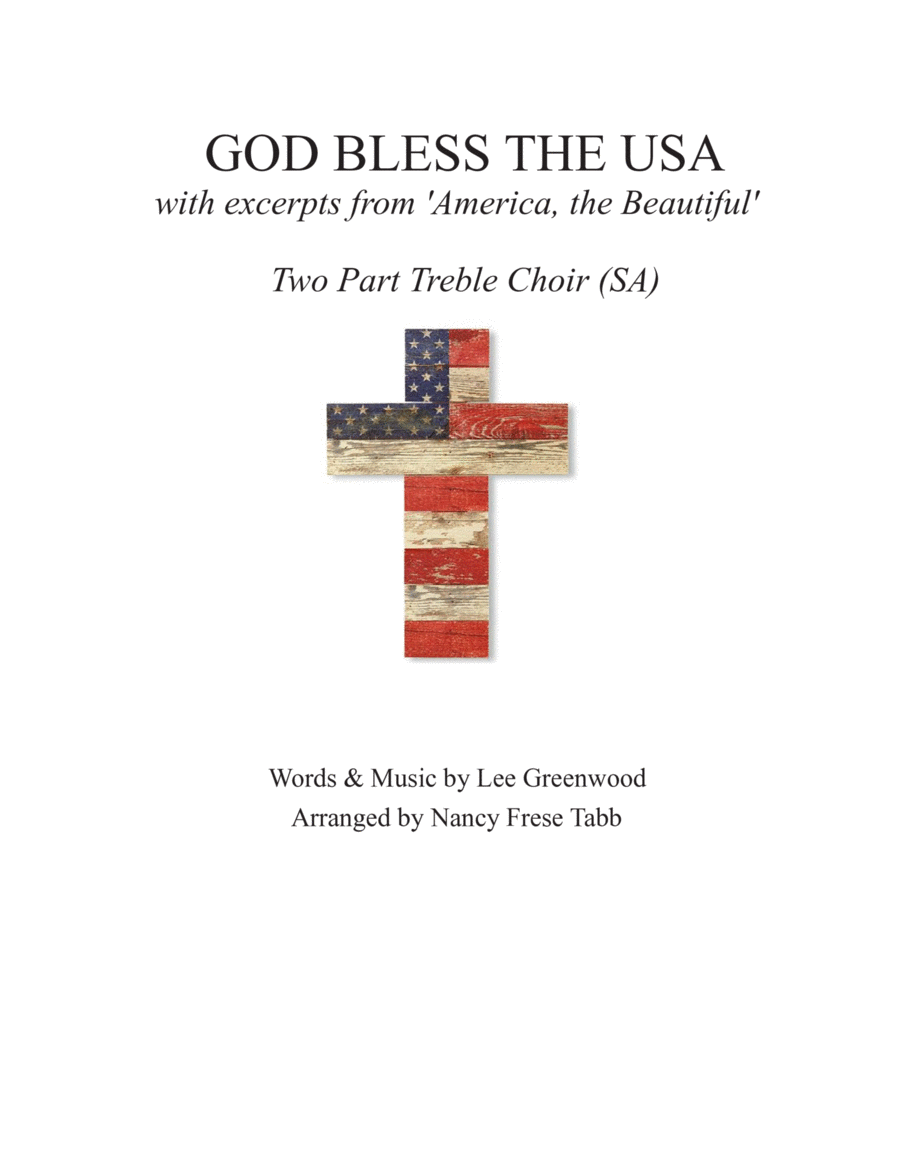 God Bless The U.s.a. SA scores gallery preview page 1