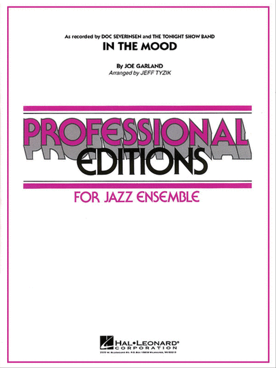 In the Mood (Tonight Show version) Jazz Ensemble scores gallery preview page 1