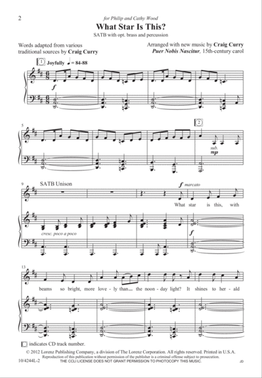 What Star Is This? 4-Part scores gallery preview page 3