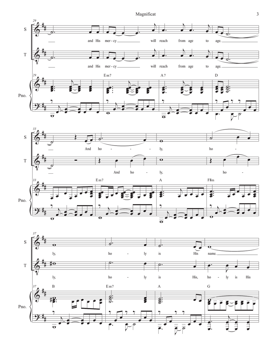 Magnificat 2-Part scores gallery preview page 3