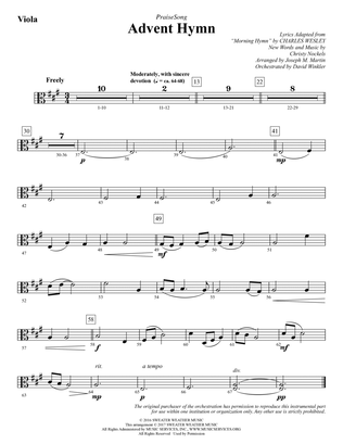 Advent Hymn - Viola