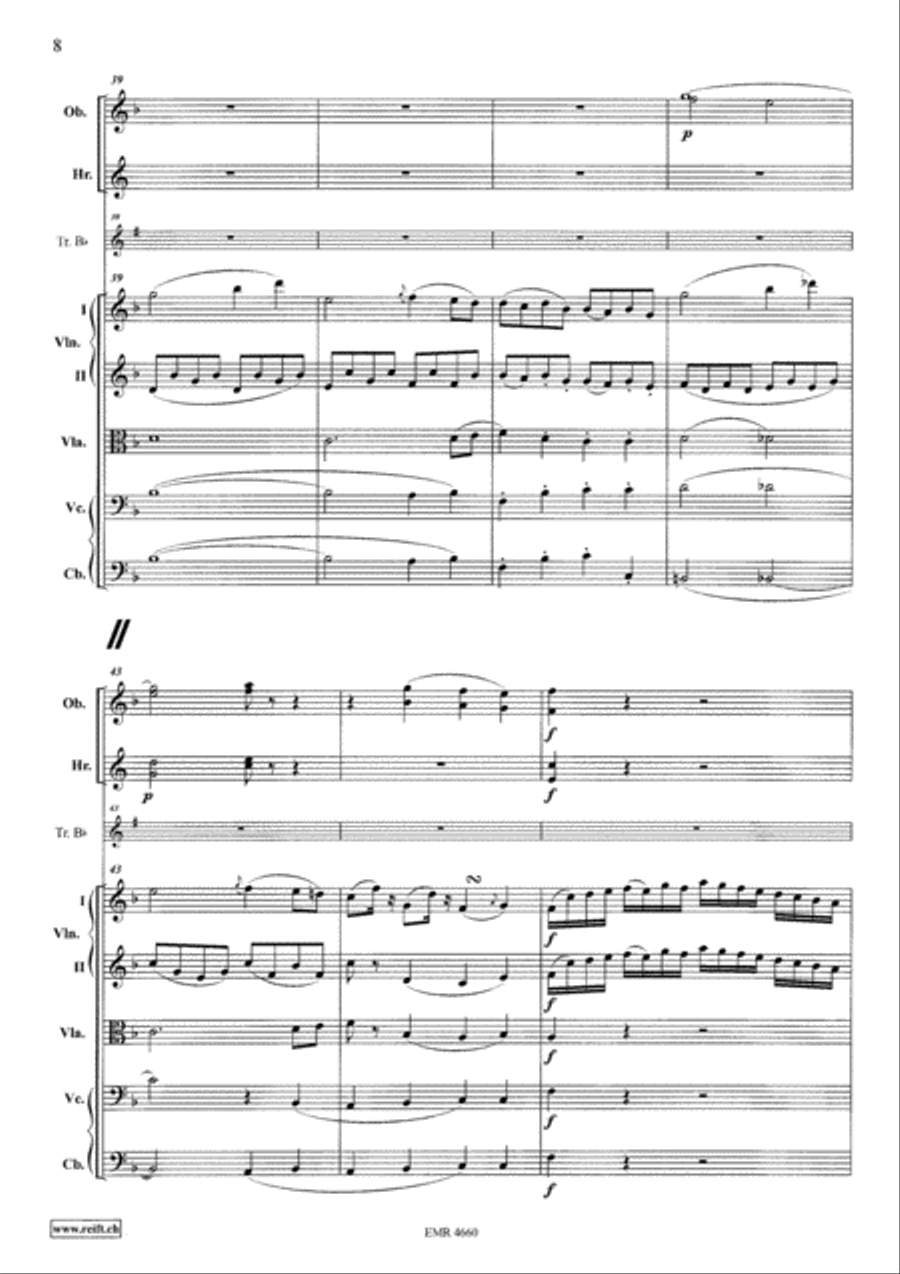 Grand Concerto in F Major Orchestra scores gallery preview page 8