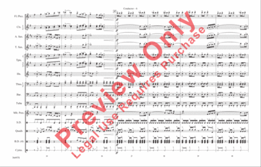 Kashmir Marching Band scores gallery preview page 7