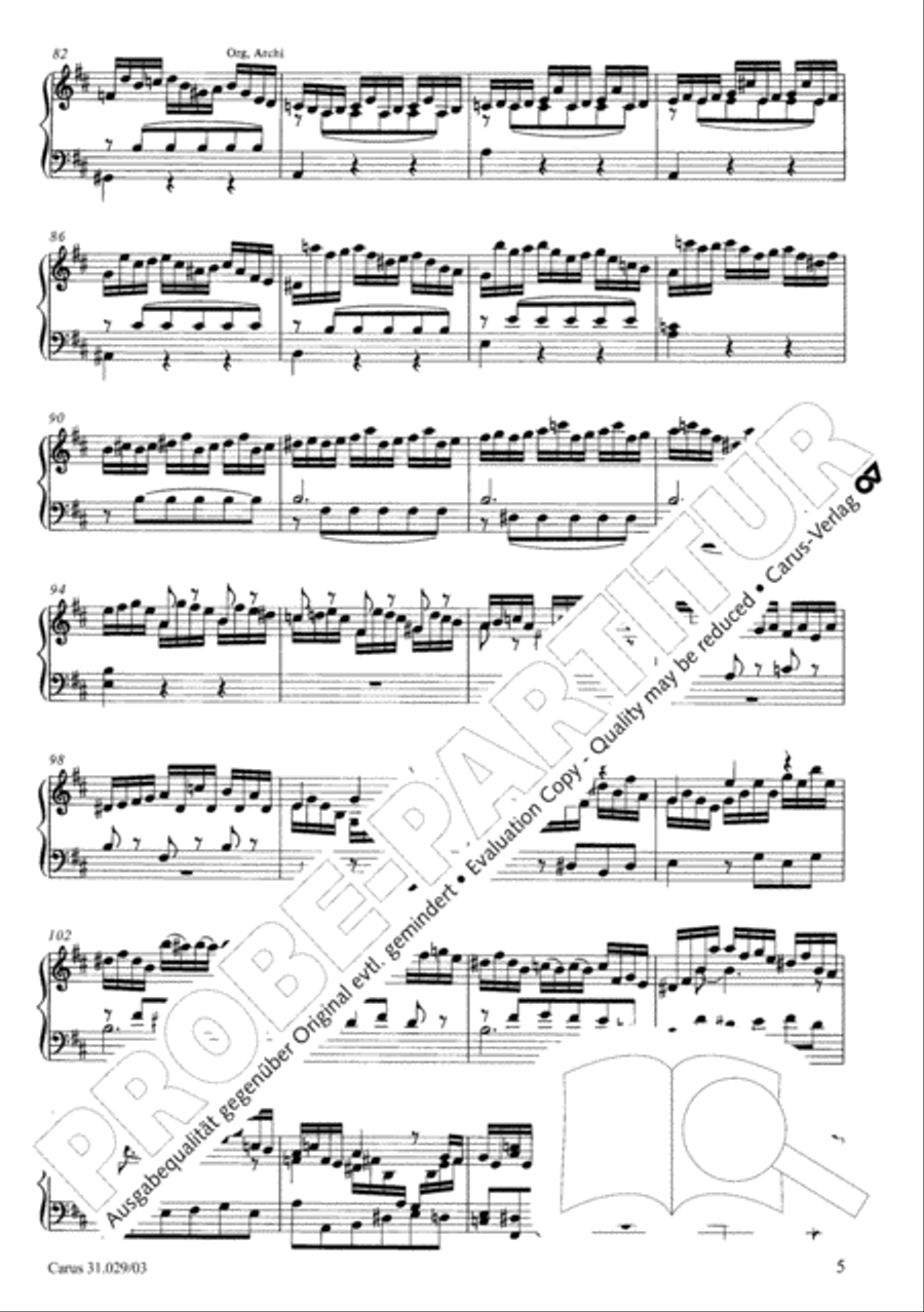 We thank Thee, Lord, God, we thank Thee, Lord (Wir danken dir, Gott, wir danken dir) 4-Part scores gallery preview page 6