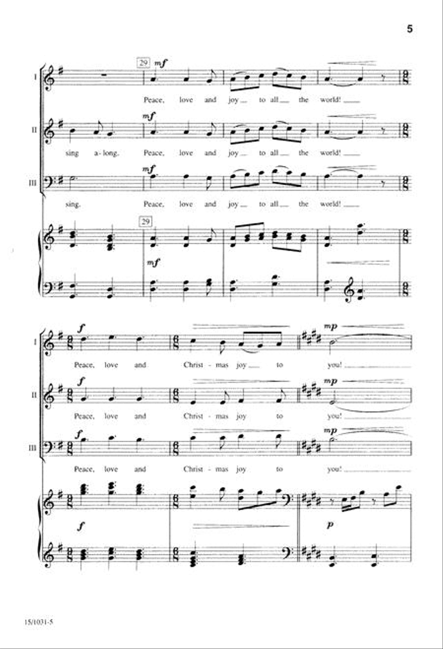 Christmas Joy 3-Part scores gallery preview page 5