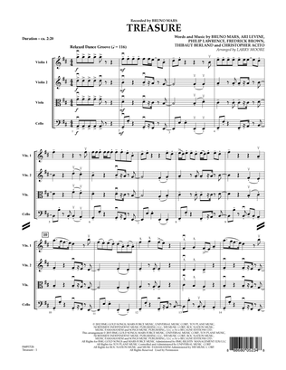 Treasure - Conductor Score (Full Score)