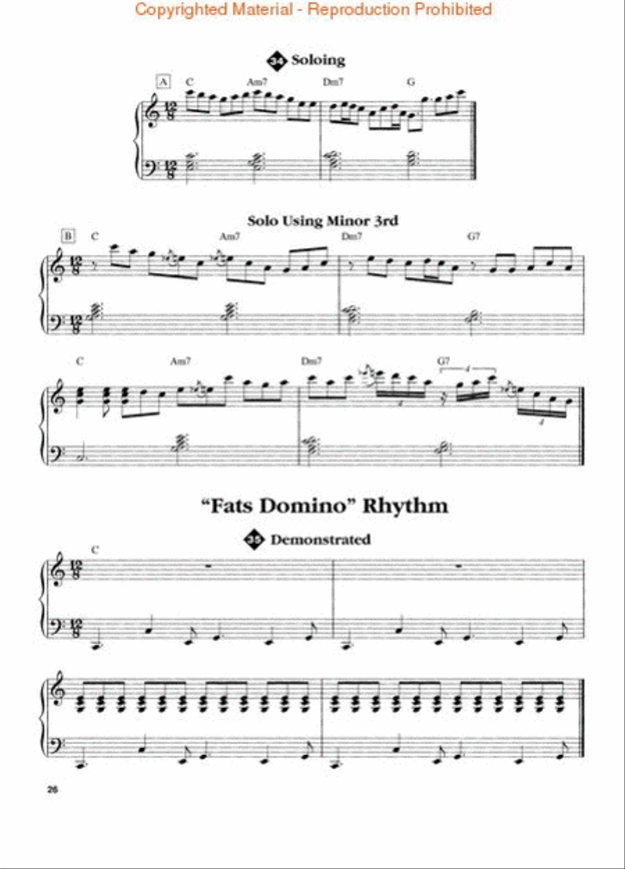 David Bennett Cohen Teaches Rock'n'Roll Piano Piano Method scores gallery preview page 4