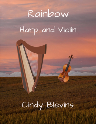 Book cover for Rainbow, for Harp and Violin