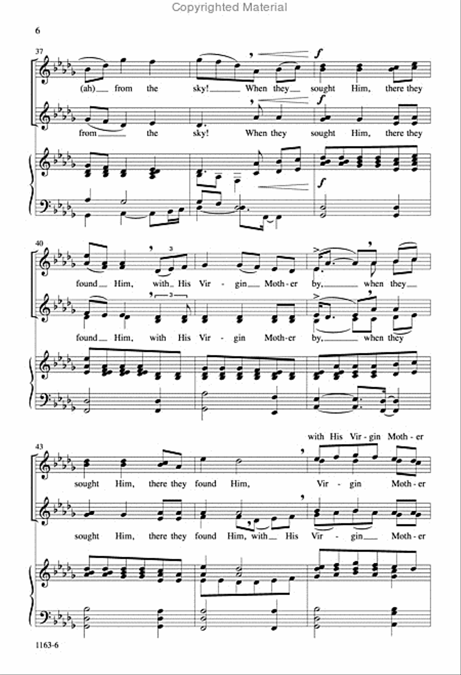 Cradle Hymn - SSAA Octavo SSAA scores gallery preview page 5