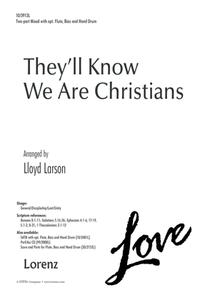 Book cover for They'll Know We Are Christians