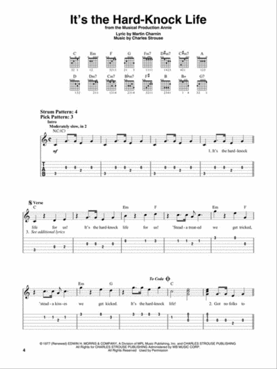 Songs from A Star Is Born, The Greatest Showman, La La Land, and More Movie Musicals Easy Guitar scores gallery preview page 3