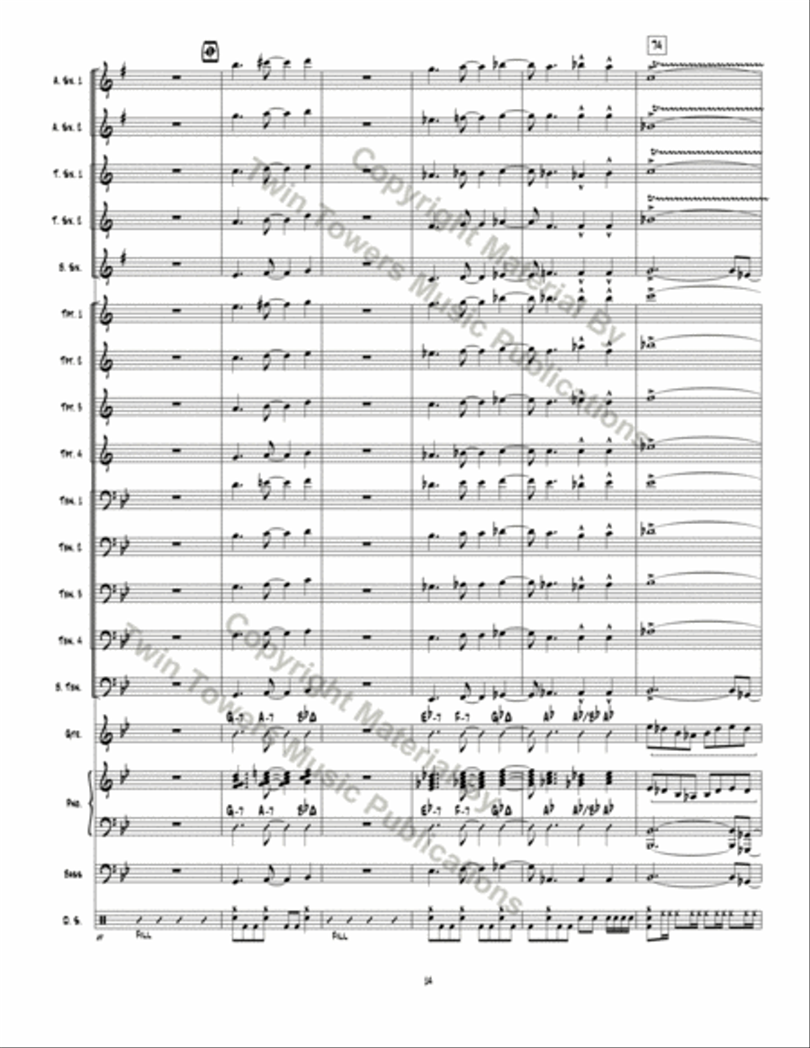 Slipstream Slipstream Jazz Ensemble scores gallery preview page 15