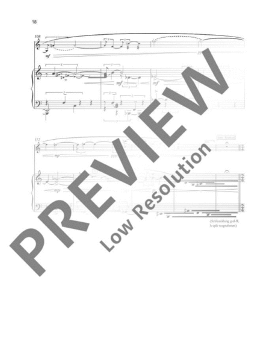Kanten. Konturen Kanten. Konturen Clarinet scores gallery preview page 19