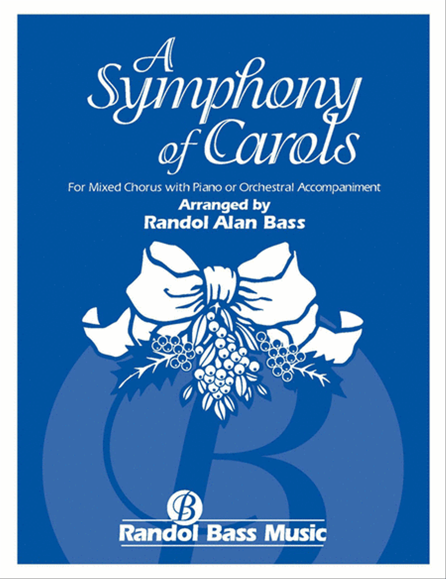 A Symphony of Carols (Choral Score) 4-Part scores gallery preview page 1